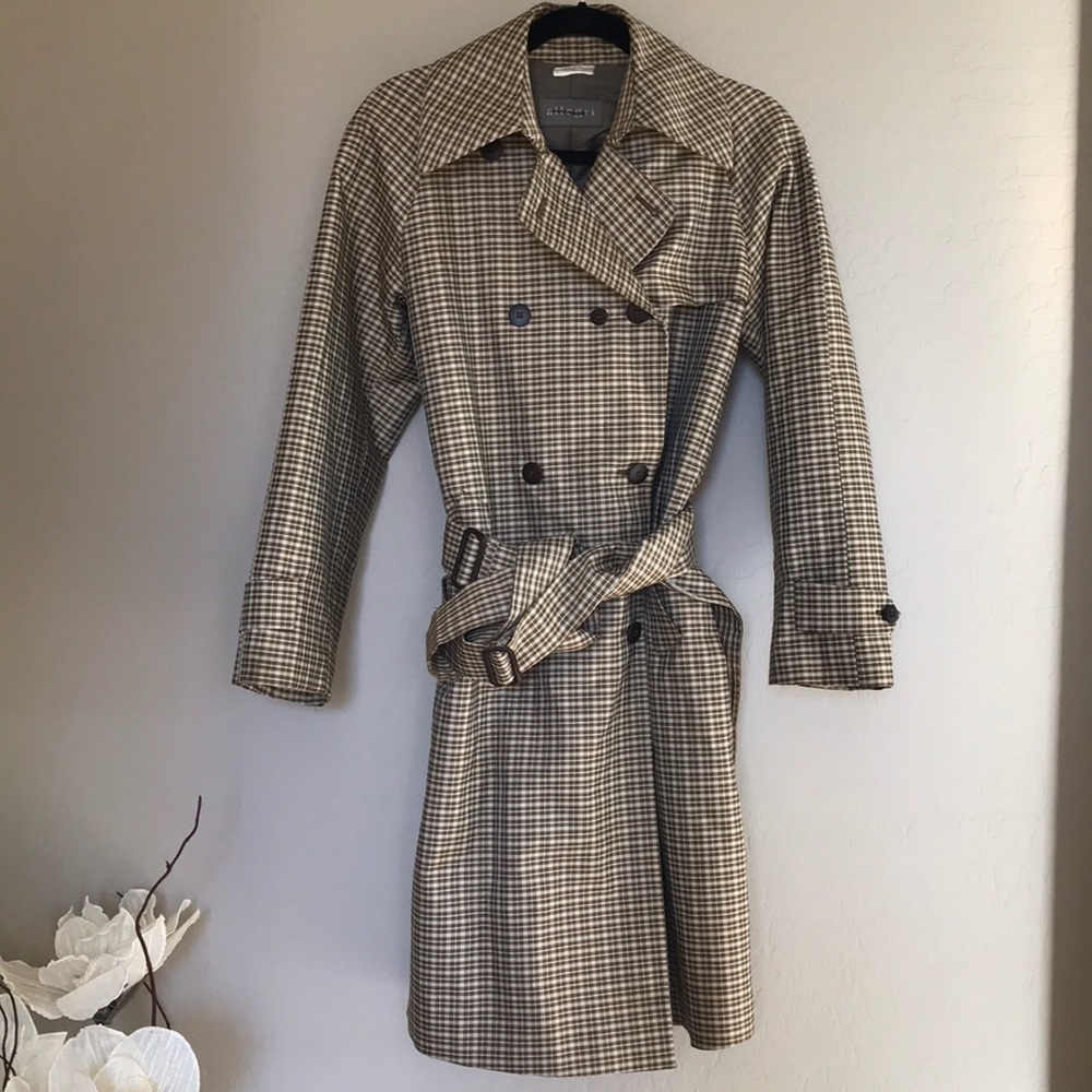 ⬇️$135Allegri double buttoned Houndstooth Coat L